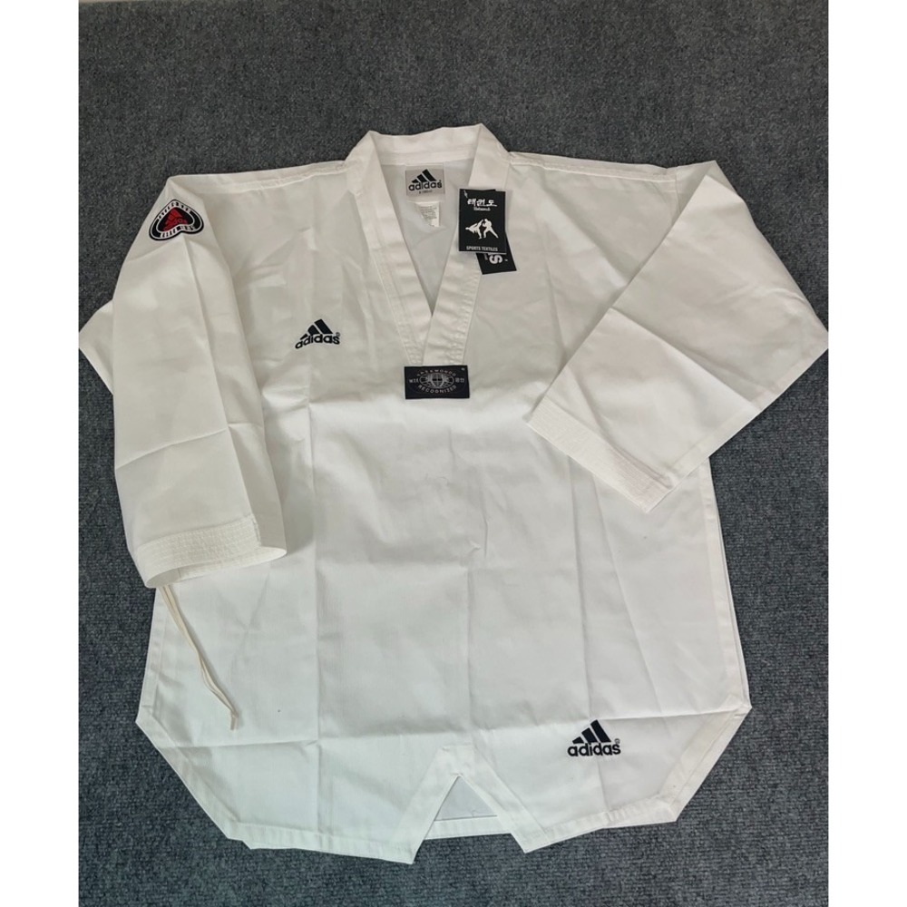 Adidas Taekwondo Master Uniform Men's. White Martial Arts Fight‎ Size 4 (180 cm)